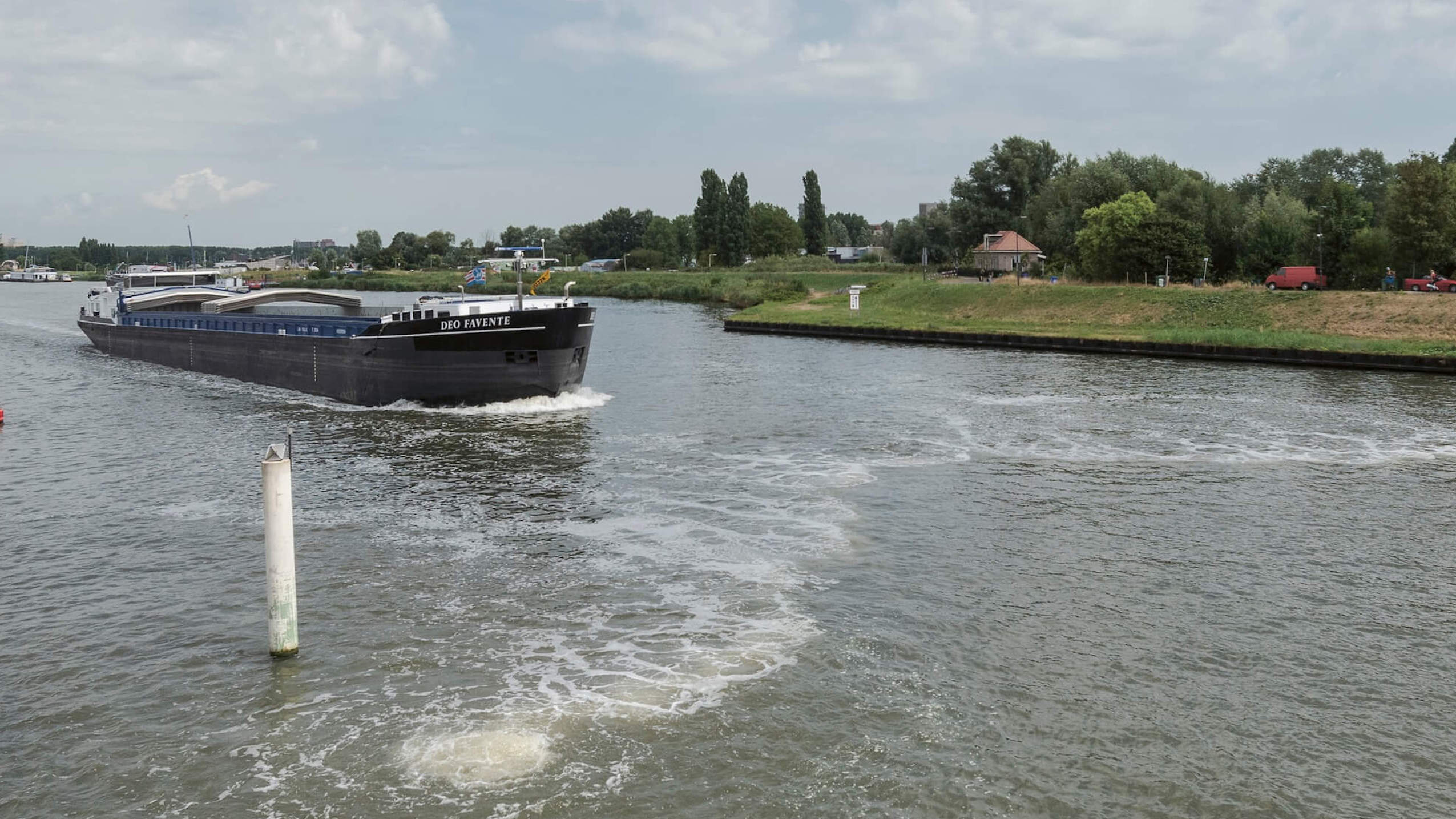 Amsterdam-Rijnkanaal bellenscherm Rijkswaterstaat