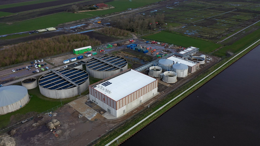 Nieuwe waterfabriek in Groningen